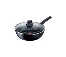 Tefal Tefal - Panvica s pokrievkou BLACK STONE 26 cm