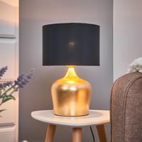 Textilná stolná lampa Manalba 38 cm vysoká