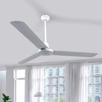 Troj-lopatkový, biely stropný ventilátor Dawinja