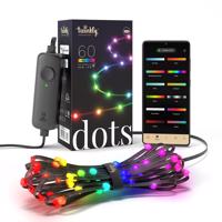 Twinkly Dots LED reťaz RGB, čierna, IP20, 3 m