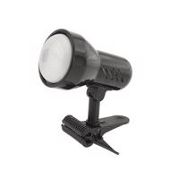 Upínacia lampa KD Black so zástrčkou, objímka E27