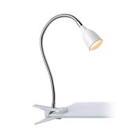 Upínacia LED lampa Tulip, biela