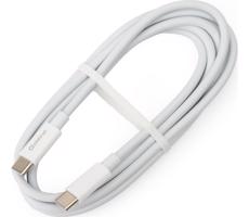 USB kábel USB-C / USB-C konektor 1,5m biela