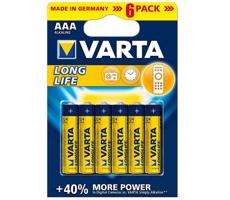 Varta Varta 4103 - 6 ks Alkalické batérie LONGLIFE EXTRA AAA 1,5V