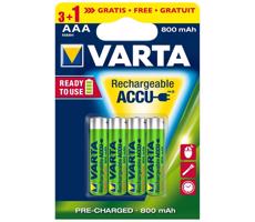 VARTA Varta 5670 - 3+1 ks Nabíjacia batéria ACCU AAA Ni-MH/800mAh/1,2V