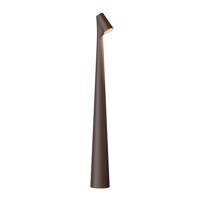 Vibia Africa LED stolová lampa výška 45 cm tmavohnedá