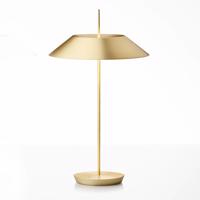 Vibia Mayfair stolná LED lampa, zlato matné