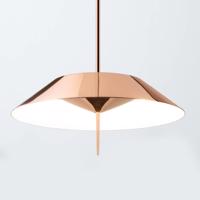 Vibia Mayfair závesné LED svietidlo 1-pl., meď