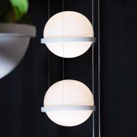 Vibia Palma 3726 závesné LED svietidlo 2-pl, biele