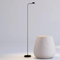 Vibia Pin 1660 stojaca LED lampa, 125 cm, čierna