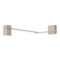 Vibia Structural 2620 rohové nástenné, svetlosivé