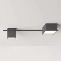 Vibia Structural 2640 stropné svietidlo, tmavosivé