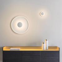 Vibia Top nástenné LED svietidlo Ø 60 cm biela