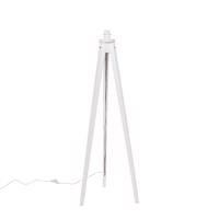 Vidiecka stojaca lampa trojnožka biela - Tripod Classic