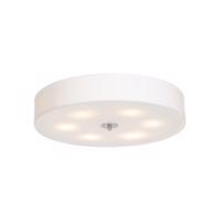 Vidiecka stropná lampa biela 70 cm - bubon