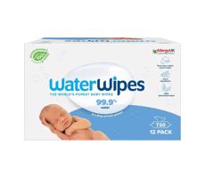 Waterwipes WaterWipes - SADA 12x Vlhčené obrúsky bez obsahu plastov 60 ks (720 ks)