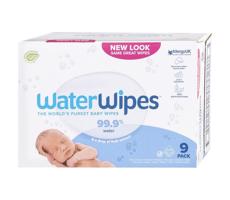 Waterwipes WaterWipes - SADA 9x Vlhčené obrúsky bez obsahu plastov 60 ks (540 ks)