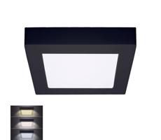 WD171-B- LED Stropné svietidlo LED/12W/230V 3000/4000/6000K čierna hranatý