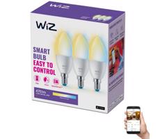 WiZ SADA 3x LED Stmievateľná žiarovka C37 E14/4,9W/230V 2700-6500K CRI 90 Wi-Fi - WiZ