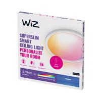 WiZ SuperSlim LED stropné svietidlo RGBW Ø54cm biele