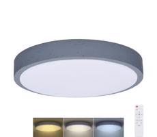 WO8001 - LED Stmiev. svietidlo GREY LED/48W/230V 3000-6500K pr. 38 cm + DO