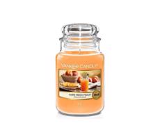 Yankee Candle Yankee Candle - Vonná sviečka FARM FRESH PEACH veľká 623g 110-150 hod.