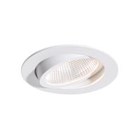 Zapustený reflektor biely 9,5 cm vrátane LED 1300 lm stmievateľný IP65 - Gaius