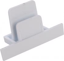 ZÁPUSTNÉ PROFILE RECESSED DEAD END CAP WHITE 8974