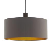 Závesná lampa Concessa cappuccino/zlatá Ø 53 cm