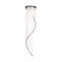 Závesná lampa Hallway s krištáľovým závesom 180 cm