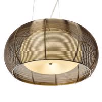 Závesná lampa Relax, 1-plameňová 40 cm bronz