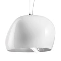 Závesná lampa Surface Ø 40 cm E27 biela/oceľová